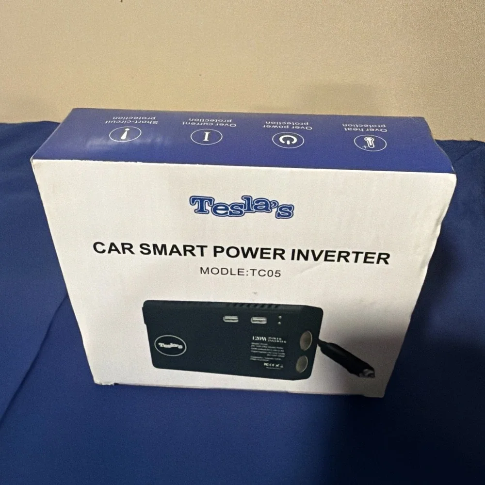 Tesla's Car Smart Power Inverter Model TC05. Brand New In Box‎